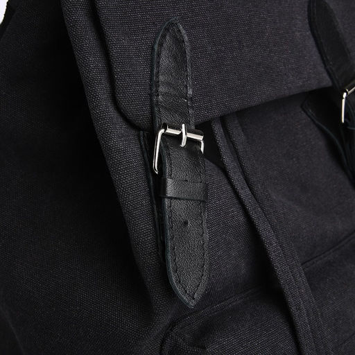 Рюкзак мужской городской TEXTURA, текстиль, цвет чёрный  фото 4