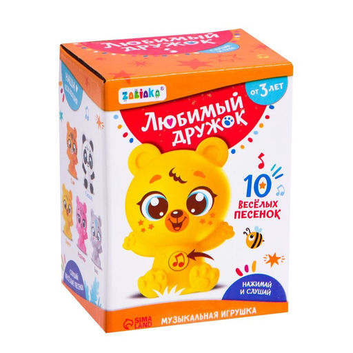 Музыкальная игрушка Любимый дружок - Zabiaka фото 4