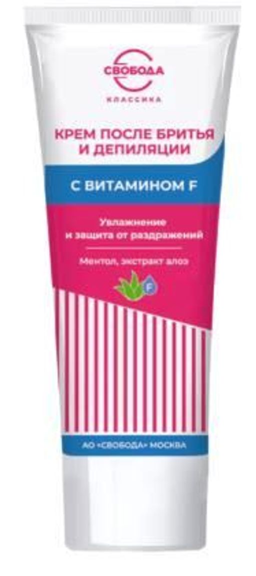 С ВИТАМИНОМ F крем п/бритья и депиляции лам.туб.78гр - Свобода фото 2