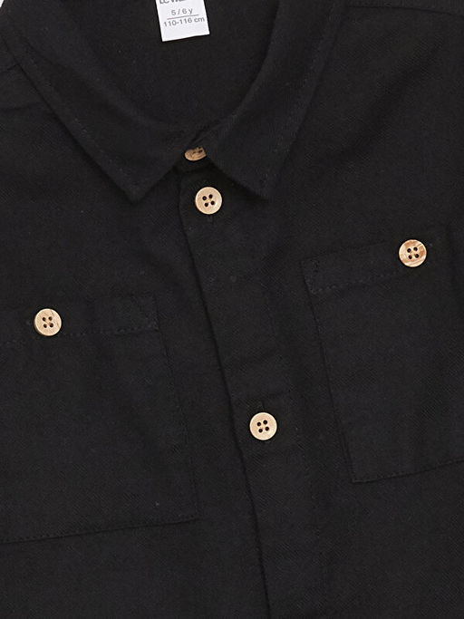 Uzun Kollu Basic Erkek ?ocuk G?mlek