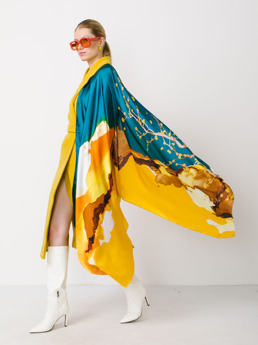 Большой мягкий очень нежный двусторонний палантин - Tantino фото 7