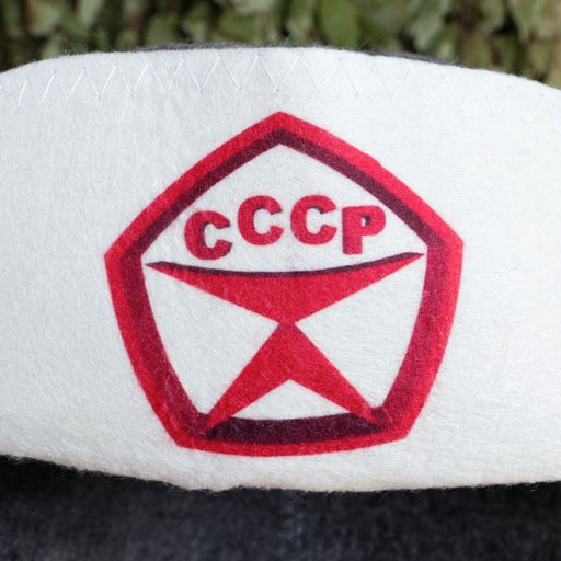Шапка для бани и сауны «СССР», полиэфир 70%, шерсть 30%, «Добропаровъ»