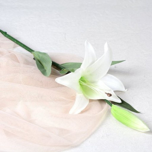 Цветок искусственный Лилия 65 см / J107 /уп 24/288/ латекс - ГалеонТрейд фото 2