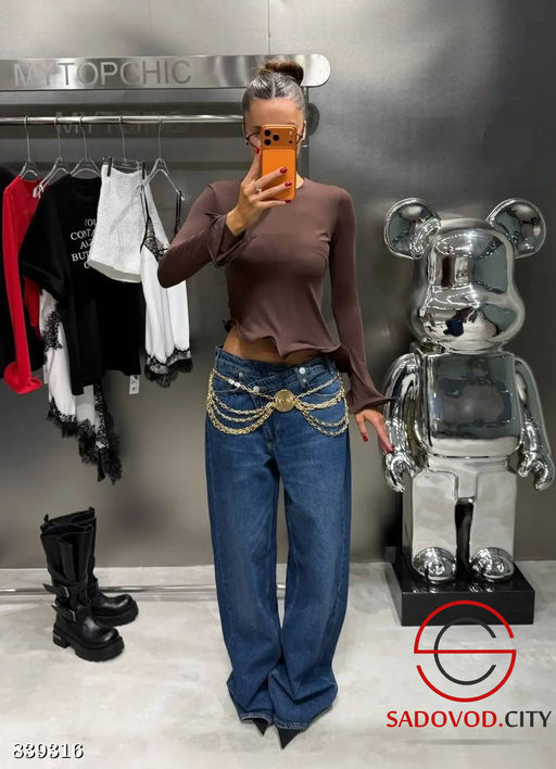 Лонгслив женский с манжетами - Bruno фото 7