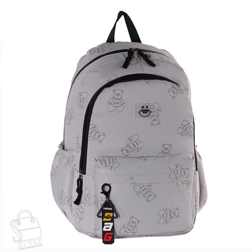 Рюкзак женский текстильный 1276PW l.gray Sikale в Новосибирске