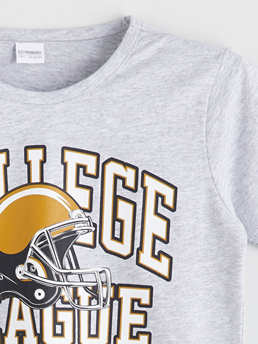 Bisiklet Yaka Erkek ?ocuk ?ortlu Pijama Tak?m?