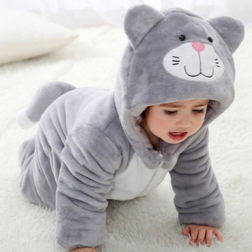 Плюшевый комбинезон Котик (теплый)