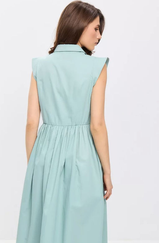 Платье хлопок OD-796-1 св.зеленое OD-796-1