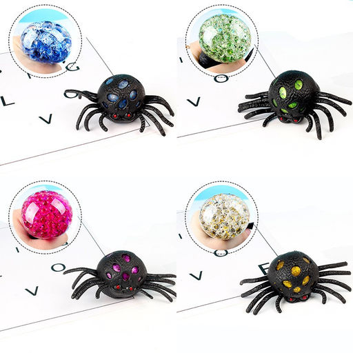 Мялка - антистресс Spider metallic, mix
