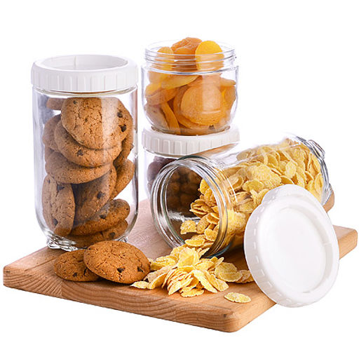 31205 Набор из 4 банок для сыпучих Lovwish MB(х16) - Mayer&boch фото 3