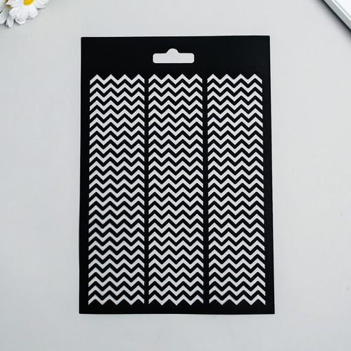 Пластиковый трафарет для творчества «Сетка», шаблон, 20×29 см