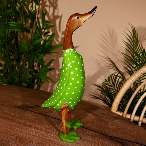 Сувенир «Утка в зелёном», 45 см, дерево