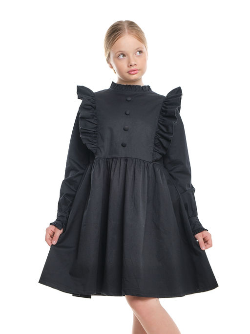 Платье черное нарядное для девочки 33-24251 черный - Mini maxi фото 20