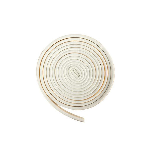 Уплотнитель резин.самокл.Р-проф. белый 9х5.5ммх 6м