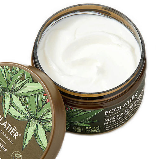 Ecolatier Organic Farm GREEN Маска д/волос Интен.укрепл.&Рост "ALOE VERA" 250мл банка