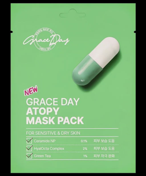 GraceDay Atopy Mask Pack, 27g*1ea - Тканевая маска для проблемной кожи