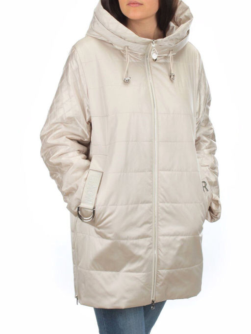 BM-81 LT. BEIGE Куртка демисезонная женская (100 гр. синтепон)