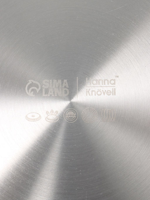 Блинная сковорода 3Ply Hanna Knövell, d=28 см, h=3 см, толщина 2.2 мм, индукция, нержавеющая сталь