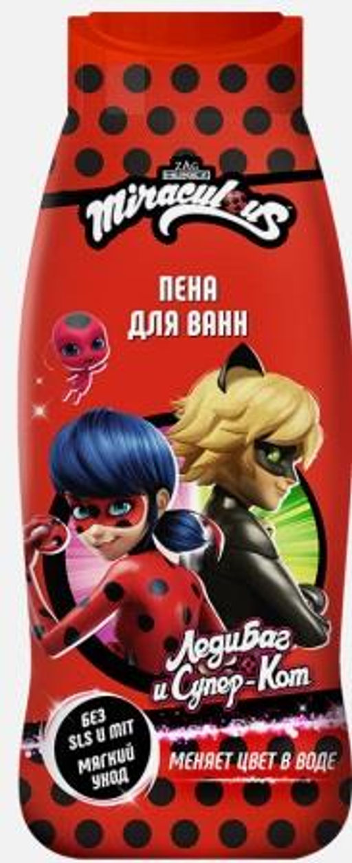 Miraculous Леди Баг и Супер Кот Пена для ванн детская, 400мл.8 /арт-95030/