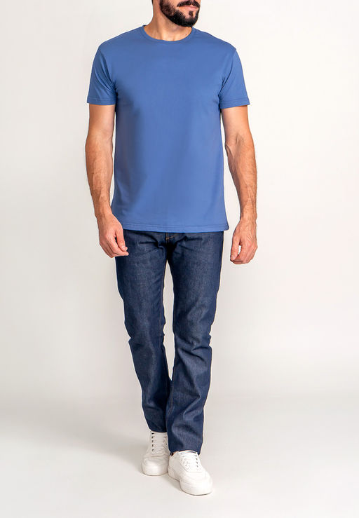 Футболка мужская короткий рукав GREG G145-RD-6035_R (джинс)  фото 3