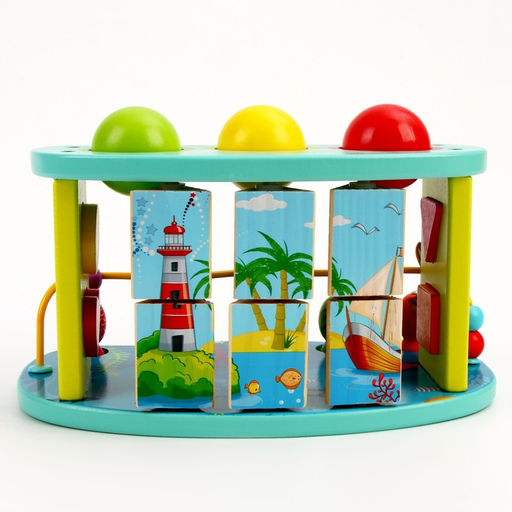 Бизиборд Море, стучалка, рыбалка и серпантинка, 16?26?13.5 см - Simaland фото 10