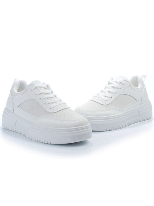 05-6180-36 WHITE Кроссовки женские (искусственные материалы) - No name фото 12