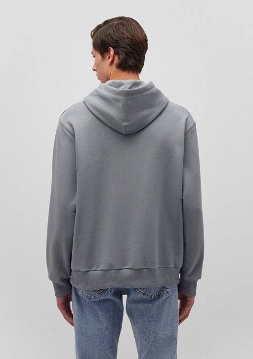 Bugs Bunny Bask?l? Gri Sweatshirt - Mavi фото 4