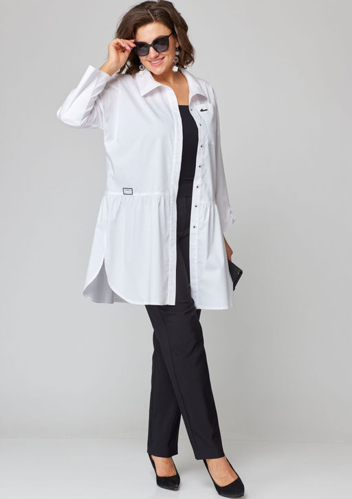 Блуза EVA GRANT 7068-1 белый