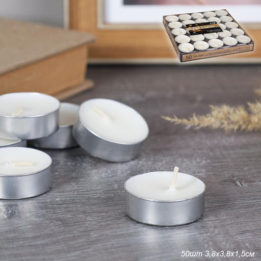 Свеча 50 штук набор Гильза время горения 3-3,5 ч / G12-1 /уп 40/12 g - ГалеонТрейд фото 3