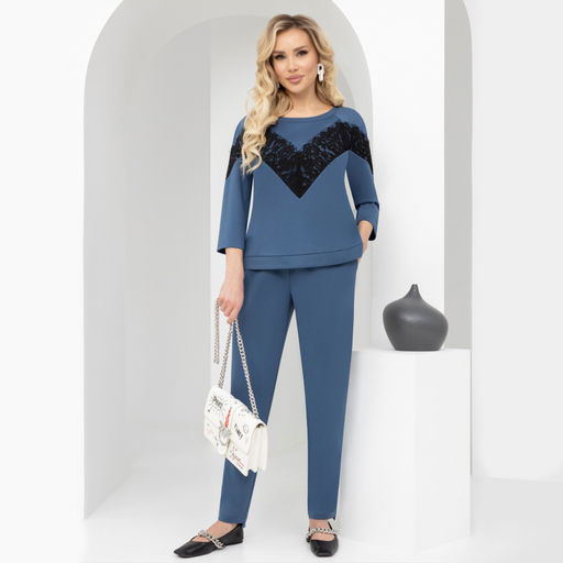 Брючный комплект
 Звёздная удача (2 в 1, сапфир) - Charutti фото 6