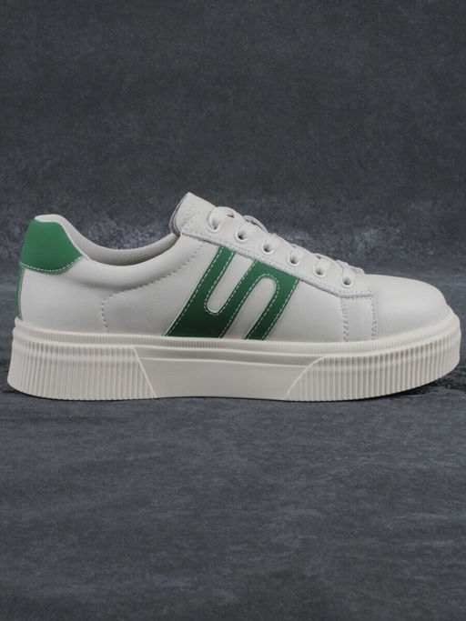 03-YC380-2 BEIGE Кроссовки женские (натуральная кожа)