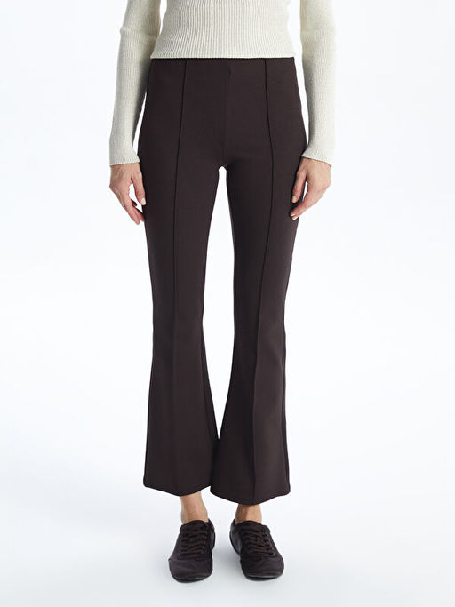 Ekstra Dar Fit ?spanyol Pa?a Kad?n Pantolon