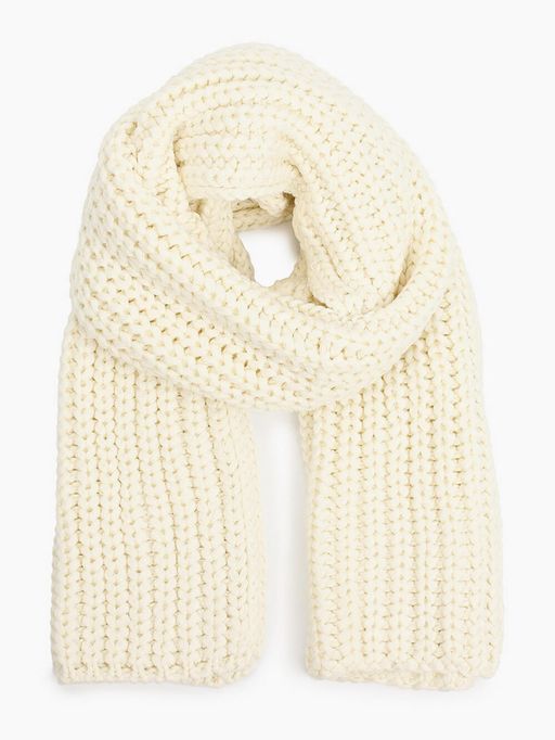 Шарф молочного белого оттенка сп - Incity фото 2