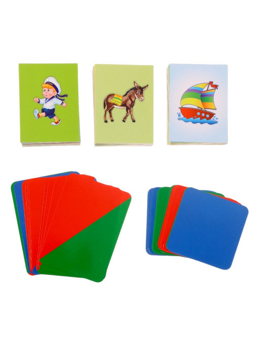 Карточки «Звукобуквенные карточки для фонетического разбора и обучения чтению», набор