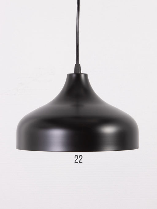 Светильник подвесной 2515/1, E27. 40 Вт, 22×84 см, чёрный