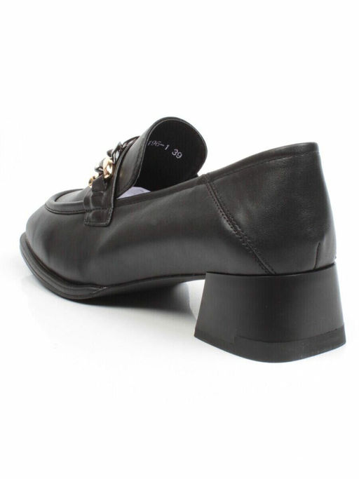 03-PDG196-1 BLACK Лоферы женские (натуральная кожа) - Фабричный китай фото 7