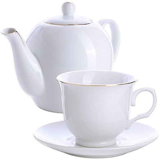 25935 Чайный сервиз13 пр с чайником 1л LR (х4)