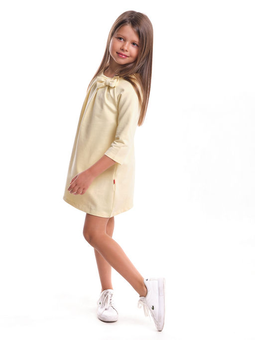 Платье для девочки с бантом 22-5999 ваниль - Mini maxi фото 3