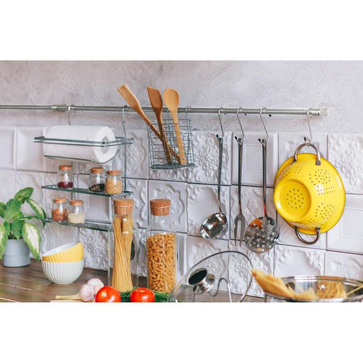 Сушилка для столовых приборов подвесная Доляна, d=1.5 см, 15×10.8×18 см, хромированная