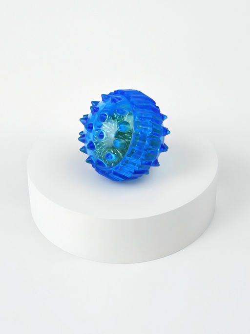 Массажёр для рук и ног, d=3.5 см, 2 кольца, синий