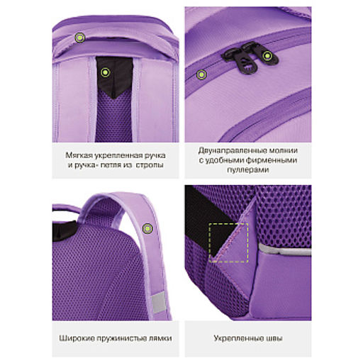 RG-663-7 Рюкзак школьный с обвесом - Grizzly фото 16