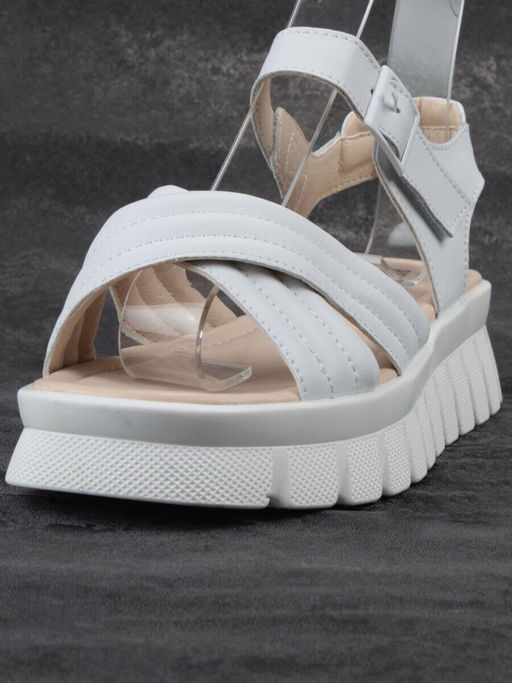 08-PED168-1 WHITE Босоножки женские (натуральная кожа)