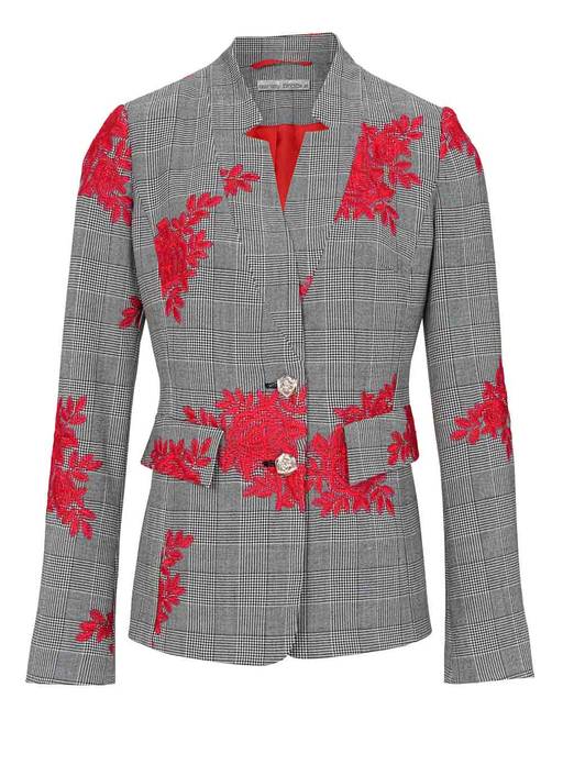 Блейзер, черно-белый - Heine фото 2