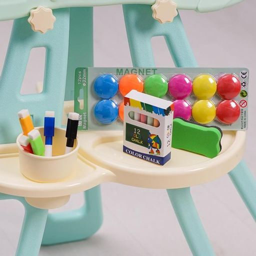Мольберт 3 в 1 Доска для рисования Paw Patrol, пиши мелом, рисуй фломастером, клей магниты  фото 2