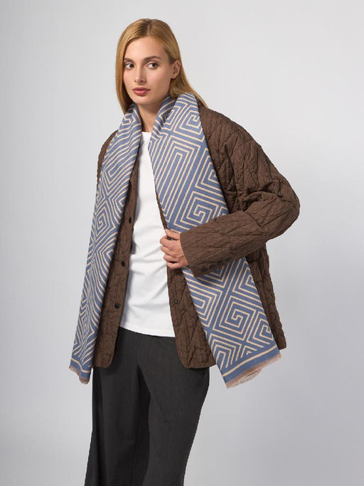 Палантин жен. шерсть+хл+акр 63х190 LG72-280-11 - Labbra фото 3