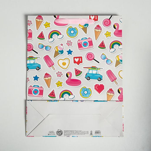 Пакет ламинированный вертикальный Хорошего настроения!, L 31 40 11,5 см - Дарите счастье фото 4