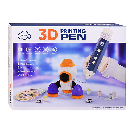 Набор для рисования "Ракета" с 3Д ручкой, в коробке