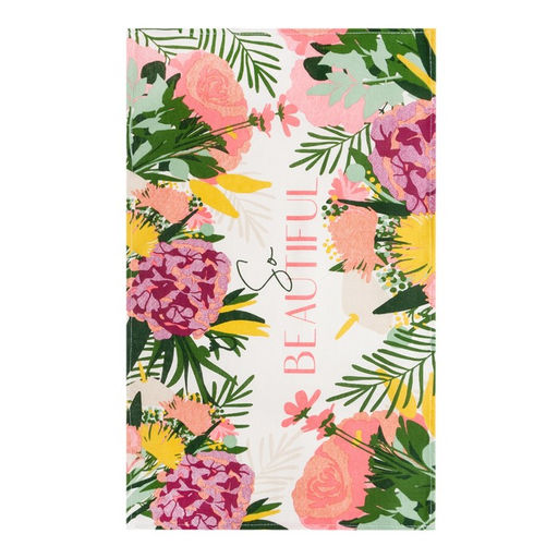 Цена за 2 шт. Полотенце кухонное Доляна So beautiful, 35х60 см, 100% хлопок, 160г/м2  фото 2