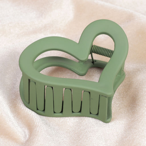 Крабик для волос 6 см Сердце / GTQ-46 /уп 12/240/микс - ГалеонТрейд фото 2