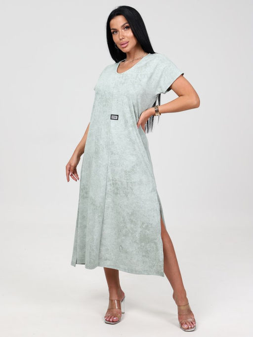 631 ПЛАТЬЕ ЖЕНСКОЕ (Оливковый) - А-дина фото 2